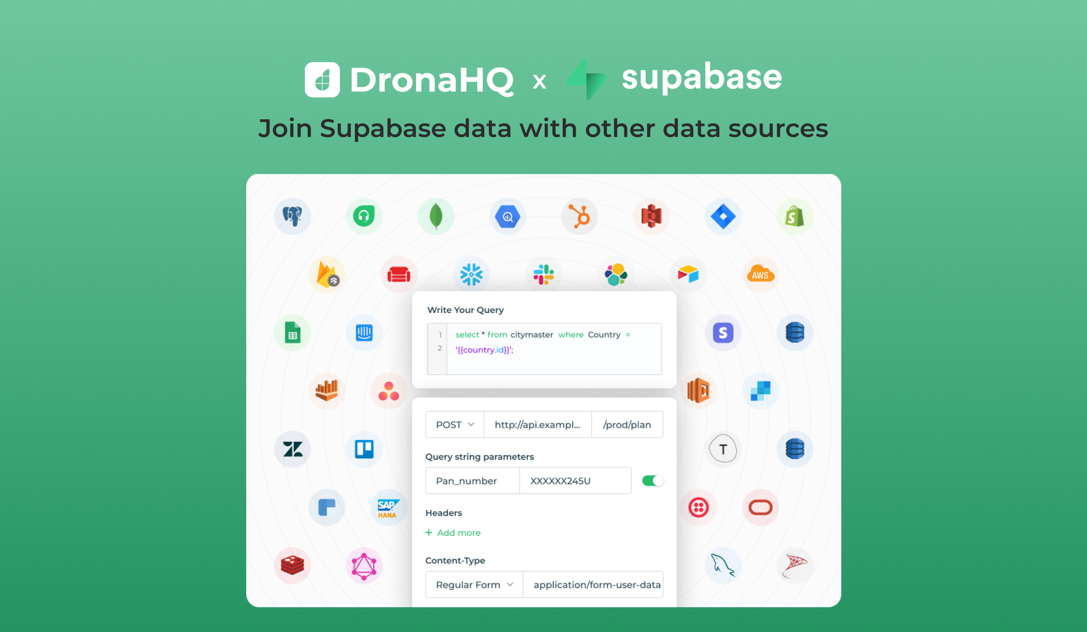 DronaHQ Works With Supabase